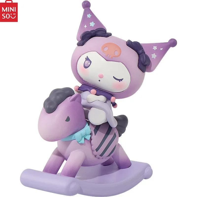 صناديق عمياء من مجموعة MINISO Sanrio ، Cullomie Melody Cinnamon كلب Cullomie طفل قلب حصان طروادة هدية زخرفة