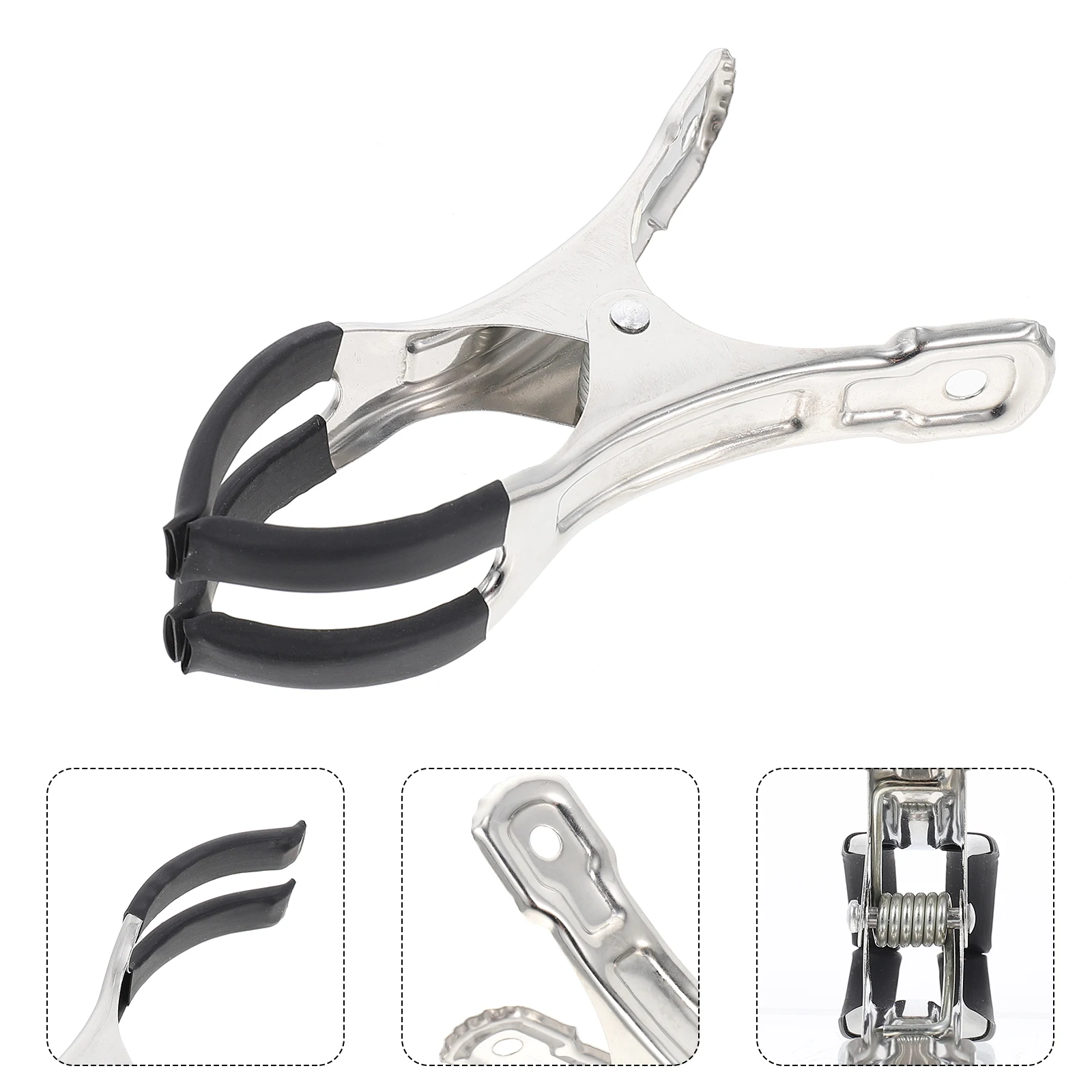 

Stainless Steel Saxophone Repair Clip Flute Wind Instrument Maintenance Tool Pad Clamps Indentation Utensil for Clarinet