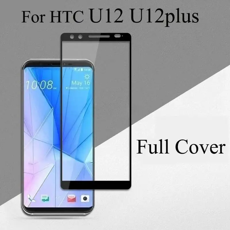 

Plus Full Cover U12plus Tempered Glass Screen Protector For HTC U12