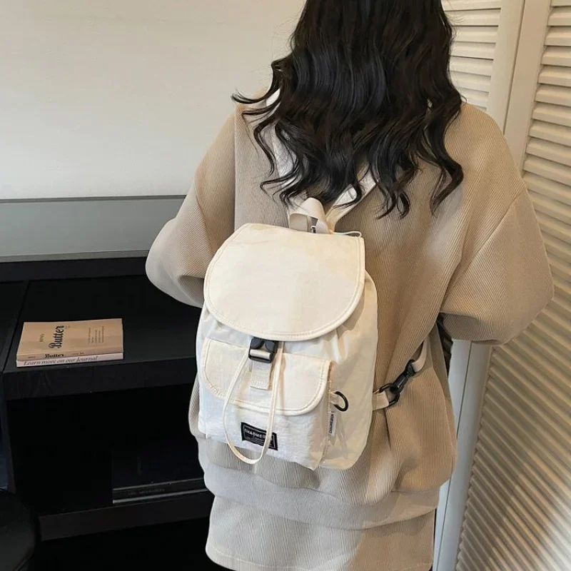 

Retro Japanese Style Large Capacity Travel Backpack Unisex Casual Simple Bookbag Trendy Nylon Urban Minimalist Daily Outdoor Sho