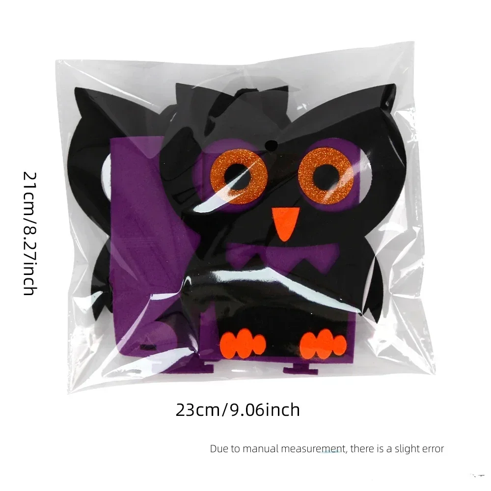 Torebka na cukierki Halloween prezenty dla dzieci włóknina dekoracyjna kreskówka szkielet nietoperz duch Demon torebka dziecięca torba na cukierki lub przysmaki