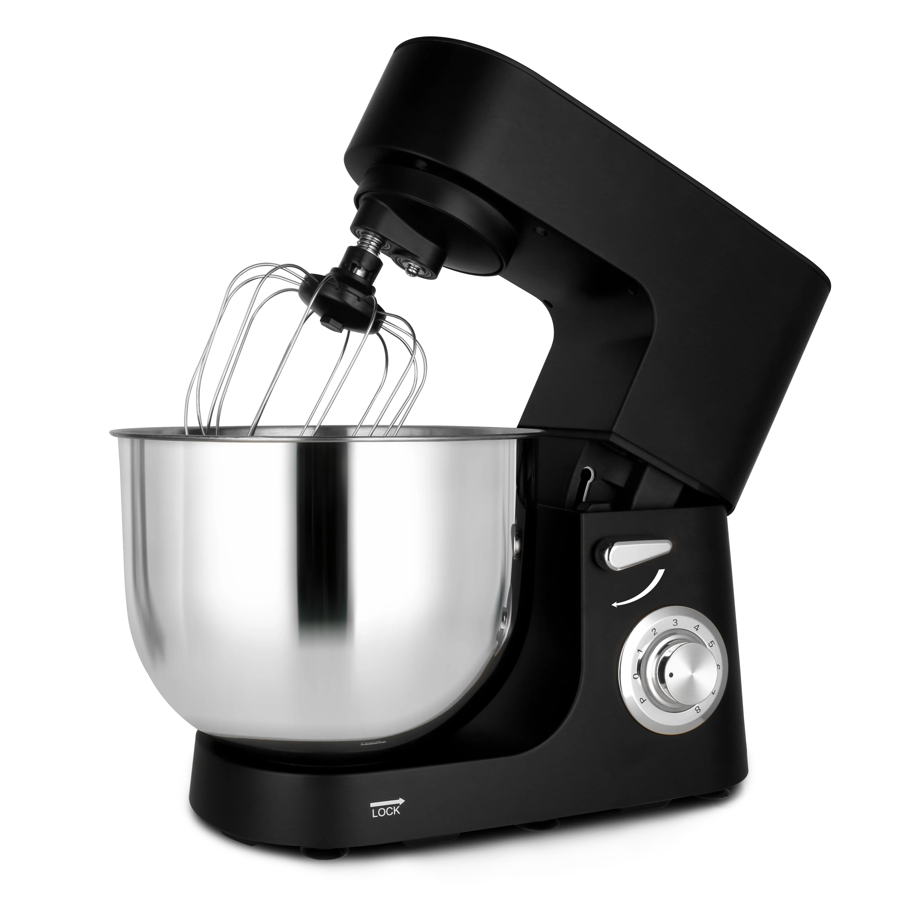New 8 Litre Plastic 1800W Large Capacity Powerful Household Stand Mixer For Baking Cake Dough Kneading