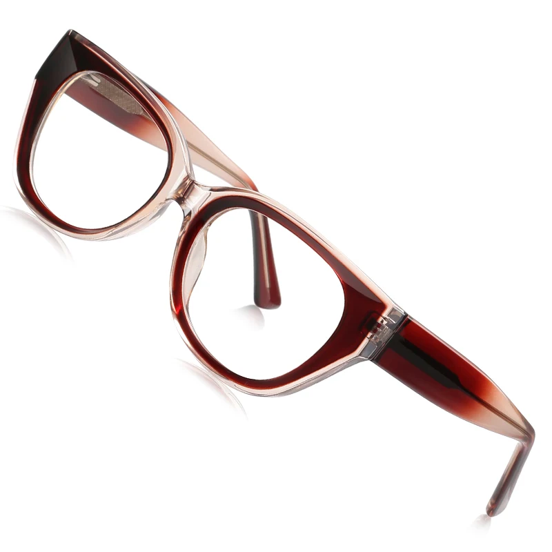 نظارات VICKI العصرية على شكل عين القطة للسيدات، فوتوكروميك، مضادة للضوء الأزرق، وصفة طبية قابلة للتخصيص، متعددة البؤر LS020 #2