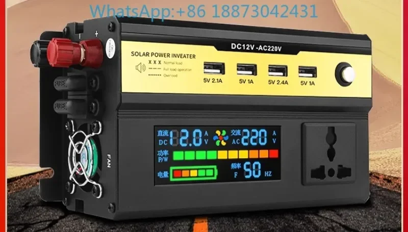 

Full-power pure sine wave inverter 12v24v48v60v to 220v vehicle-mounted universal high-power converter.