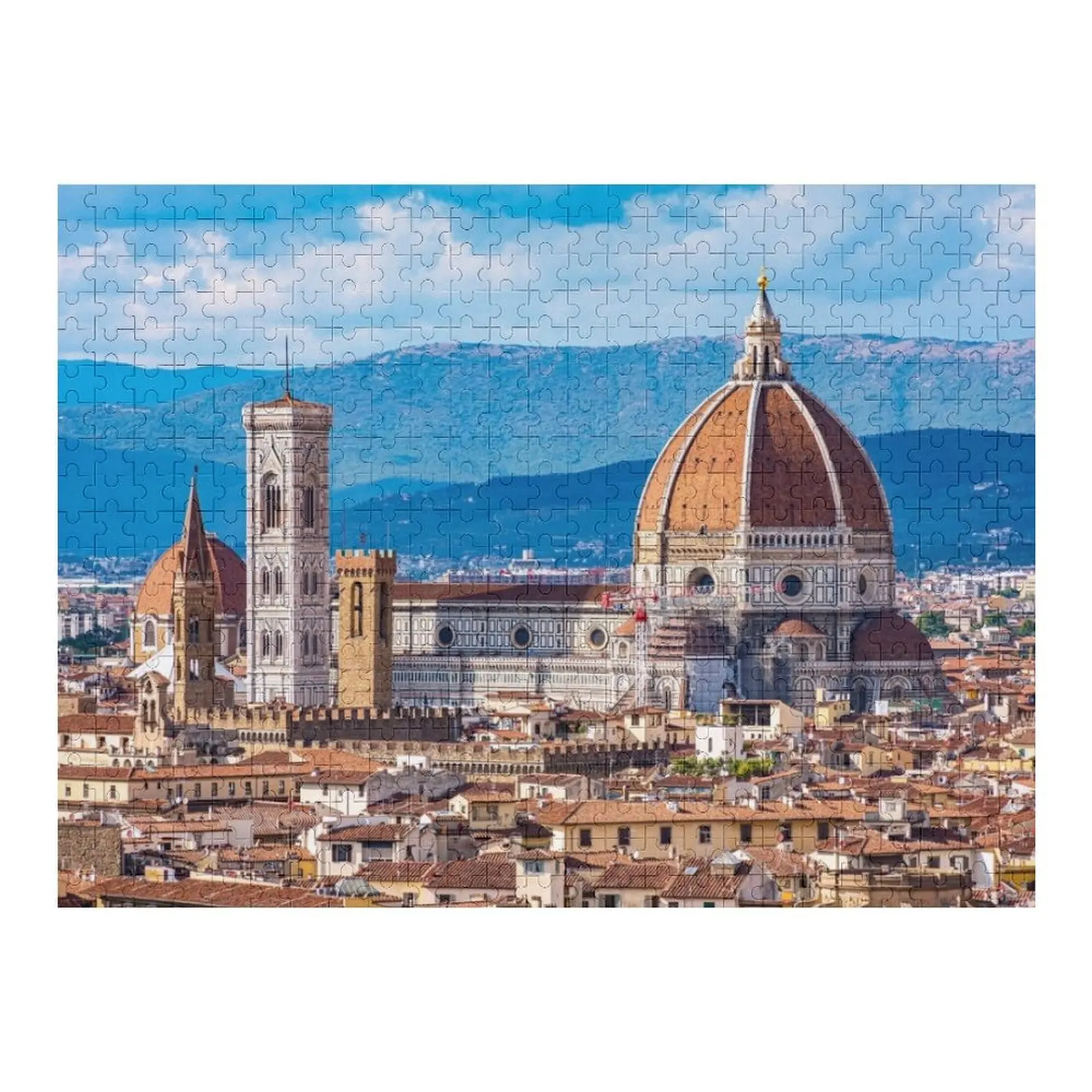 Головоломка Florence с городской пейзажем, индивидуальные игрушки для детей, деревянные фото на заказ, персонализированные подарки, персонализированные подарки-головоломки