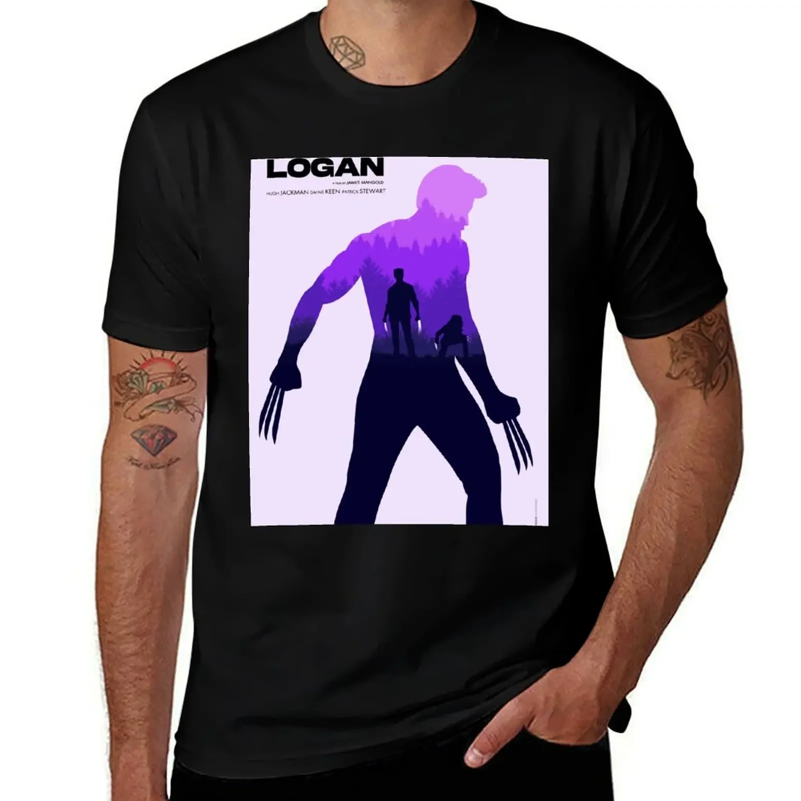 Logan Movie Minimalist poster T-Shirt Personalized t-shirt plus sizes luxury t-shirt summer 2025 tshirts for men