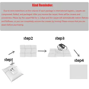 Black Plush Shag Rug area for living room, soft rugs, interior bedroom rugs, non -slip, cute, nursery, children, boys, girls 9 Main Sales Large Room Rug - №9