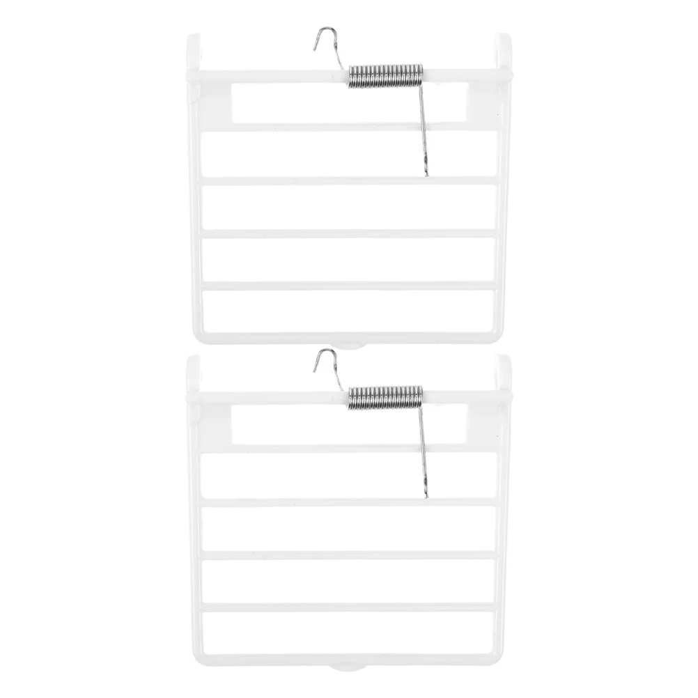 

2Pcs Bird Cage Door Accessories Durable Construction Easy Installation Spring Latch for Parrot Pigeon Traps Bird Cage Trap