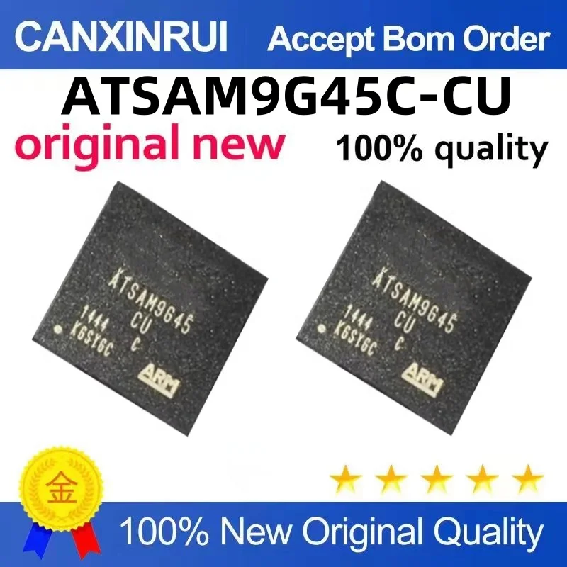 

The ATSAM9G45C-CU ATSAM9G45-CU ATSAM9645C-CU microcontroller chips are new