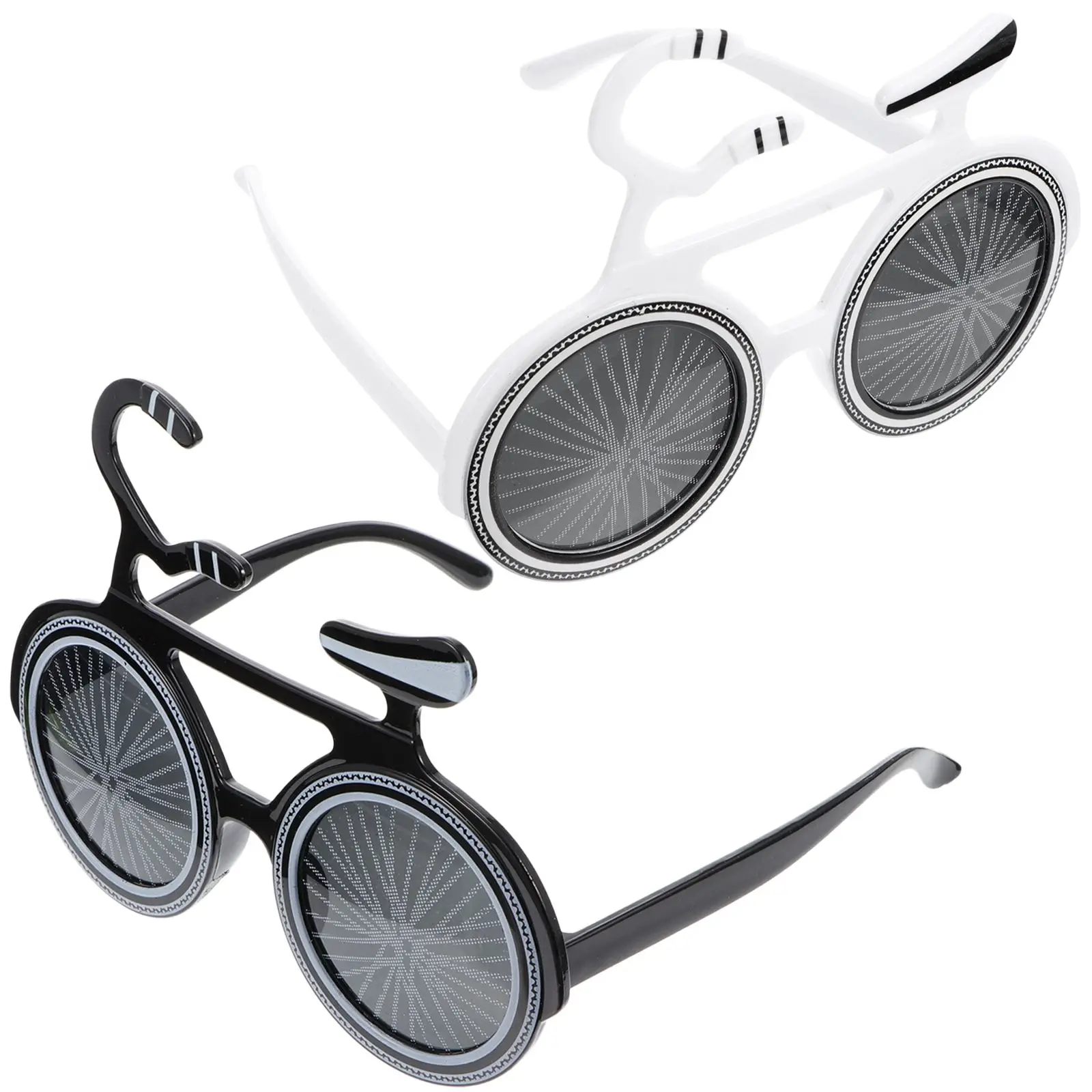 

2Pcs Styling Glasses Frame Glasses Lightweight Birthday Photo Party Supplies Props Riding Shape Kids