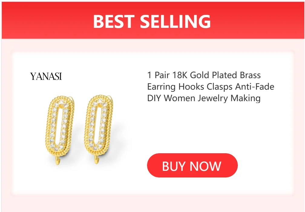 Earrings Clasp Hooks Findings Zirconia Handmade DIY Women Tassle Dangle Earrings Accessories