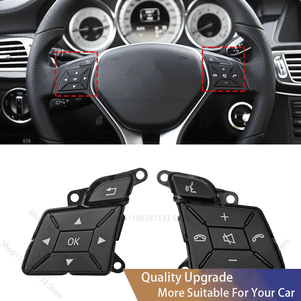 Для Mercedes W204 X204 W212 Автомобильные кнопки управления рулевым