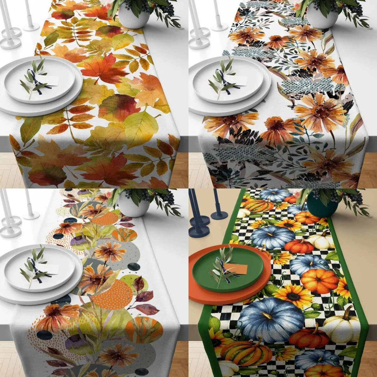 

Осеннее украшение стола в виде листьев, украшение для стола, флаг, украшение для фермерского дома, осенние листья, маленькие ветки дерева, дизайн осеннего листа, праздник