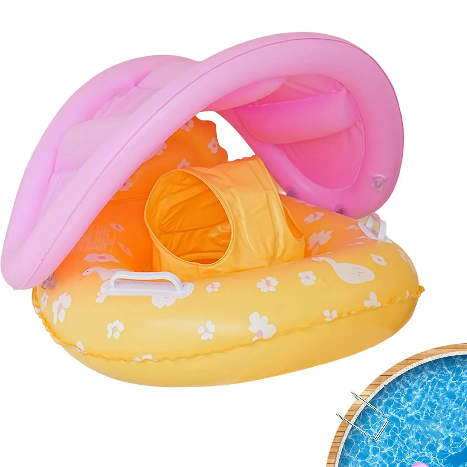 Kid Swim Float Safety Inflatable Seat Inflatable Kids Pool Floats For Beach Lake Water Summer Home Travel Outdoor Backyard