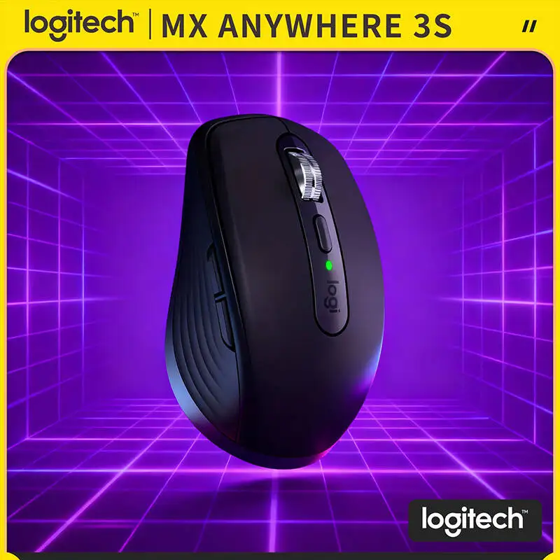 

Premium Logitech MX Anywhere 3S - 8000 DPI, Hyper-Scroll, Silent Click, 3-Device Connect for Home & Office