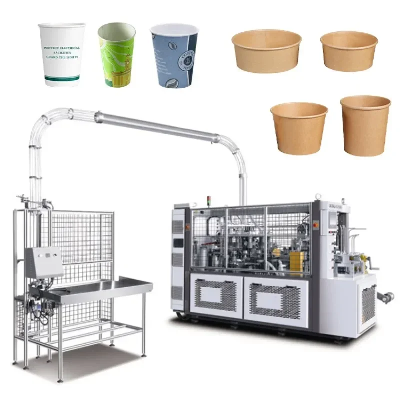 

Fully Automatic Disposable Paper Coffee Cup Making Machine Hot Drink Tea Coffee Paper Cup Forming Machine Production Line