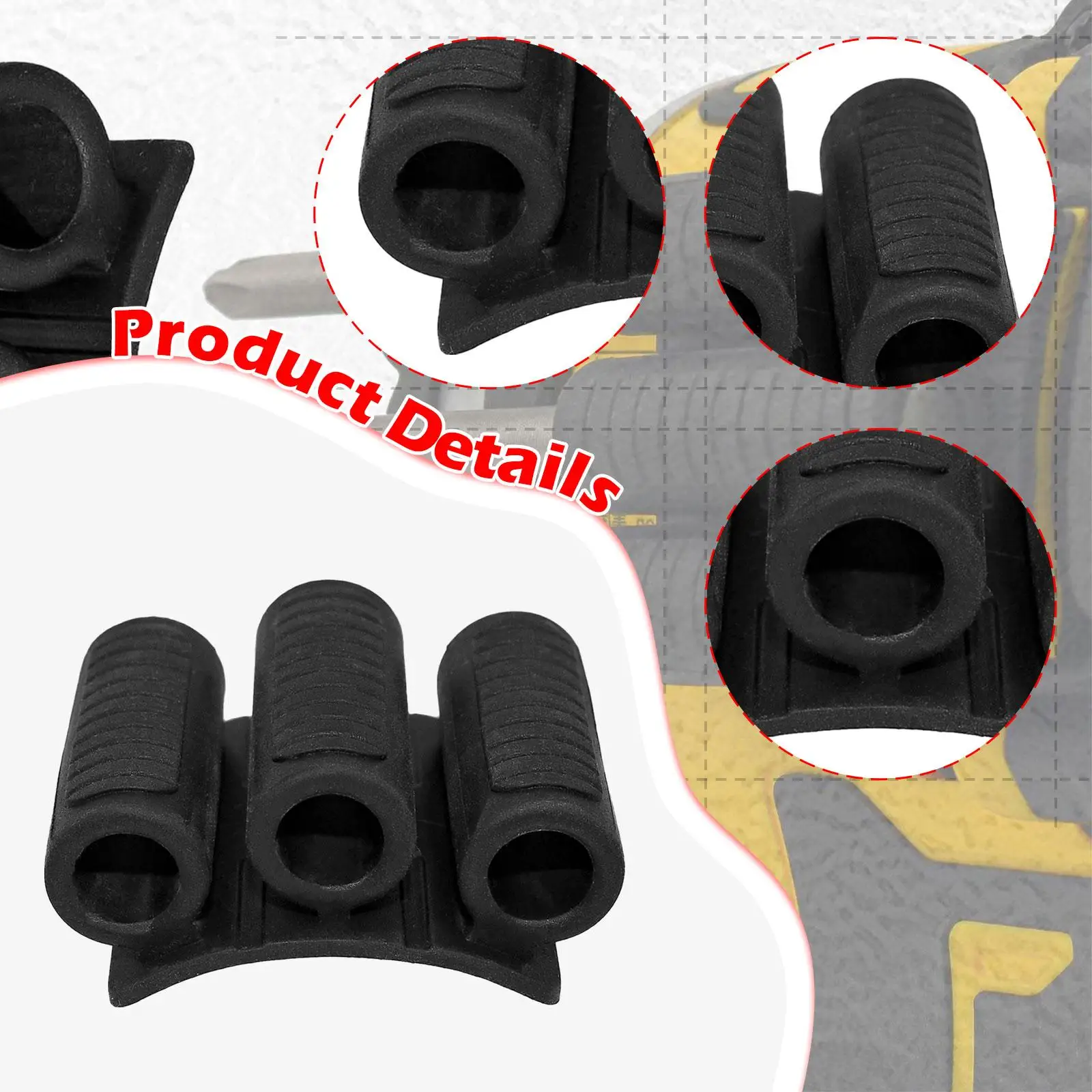 Bit Holder Shelf Portable Screw Bit Organizer for Repair Carpenters Handymen