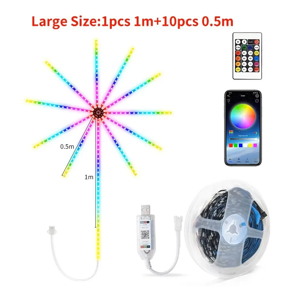 الإضاءة الزخرفية RGB LED قطاع ضوء بلوتوث التحكم USB شرائط الضوء 5V تغيير لون ضوء الزفاف