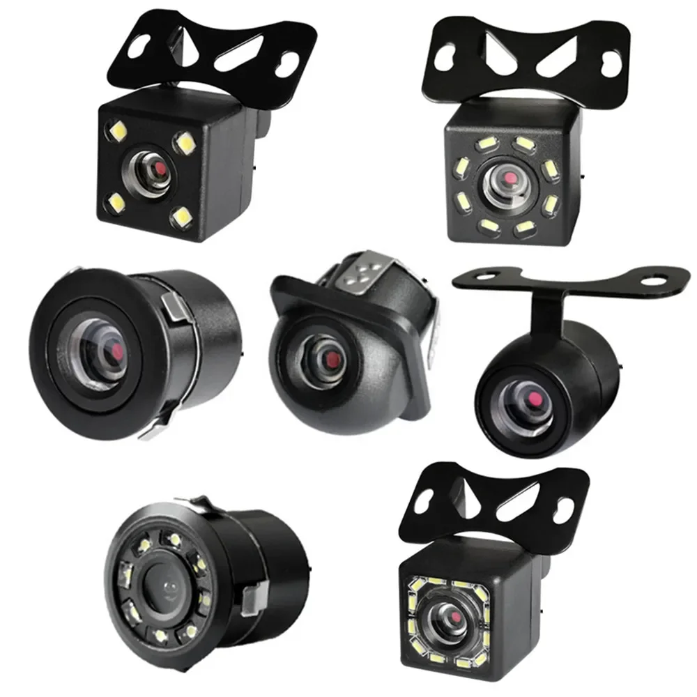 

4 LED Car Reversing Image Camera Night Vision Reversing Auto Monitor CCD IP68 Waterproof 170 Degree HD Image Rear View For Car