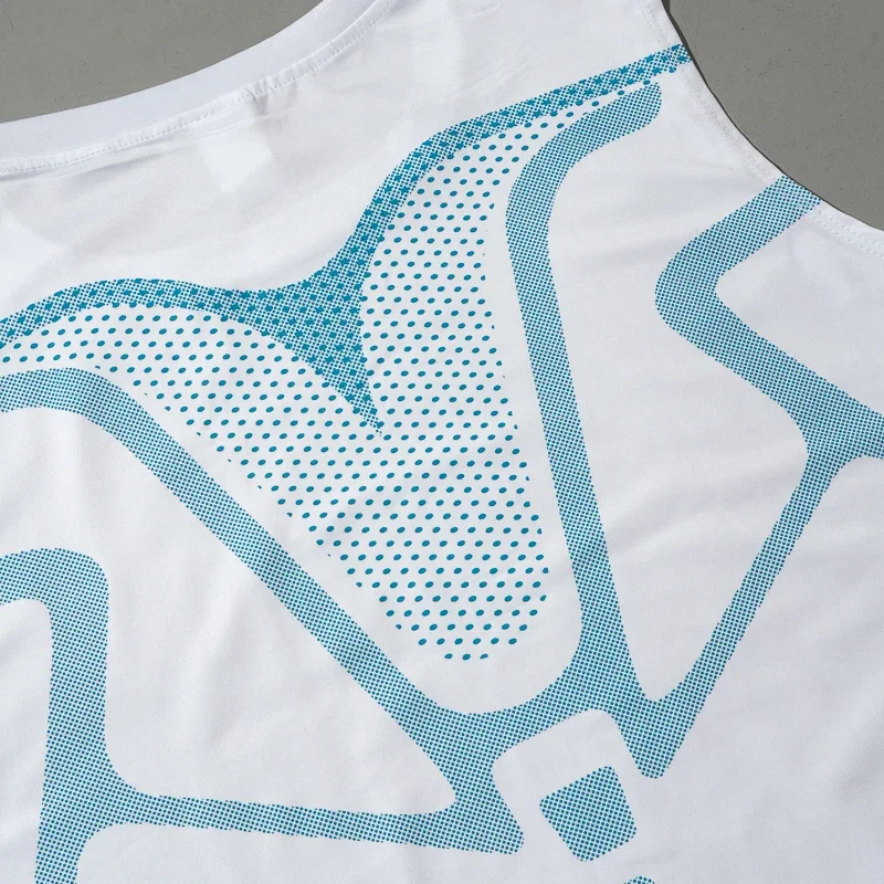 العصرية سترة رياضية الرجال اللياقة البدنية التجفيف السريع تنفس سليم أكمام ضيق التدريب مطاطا سليم صالح القمم L-XXL #5