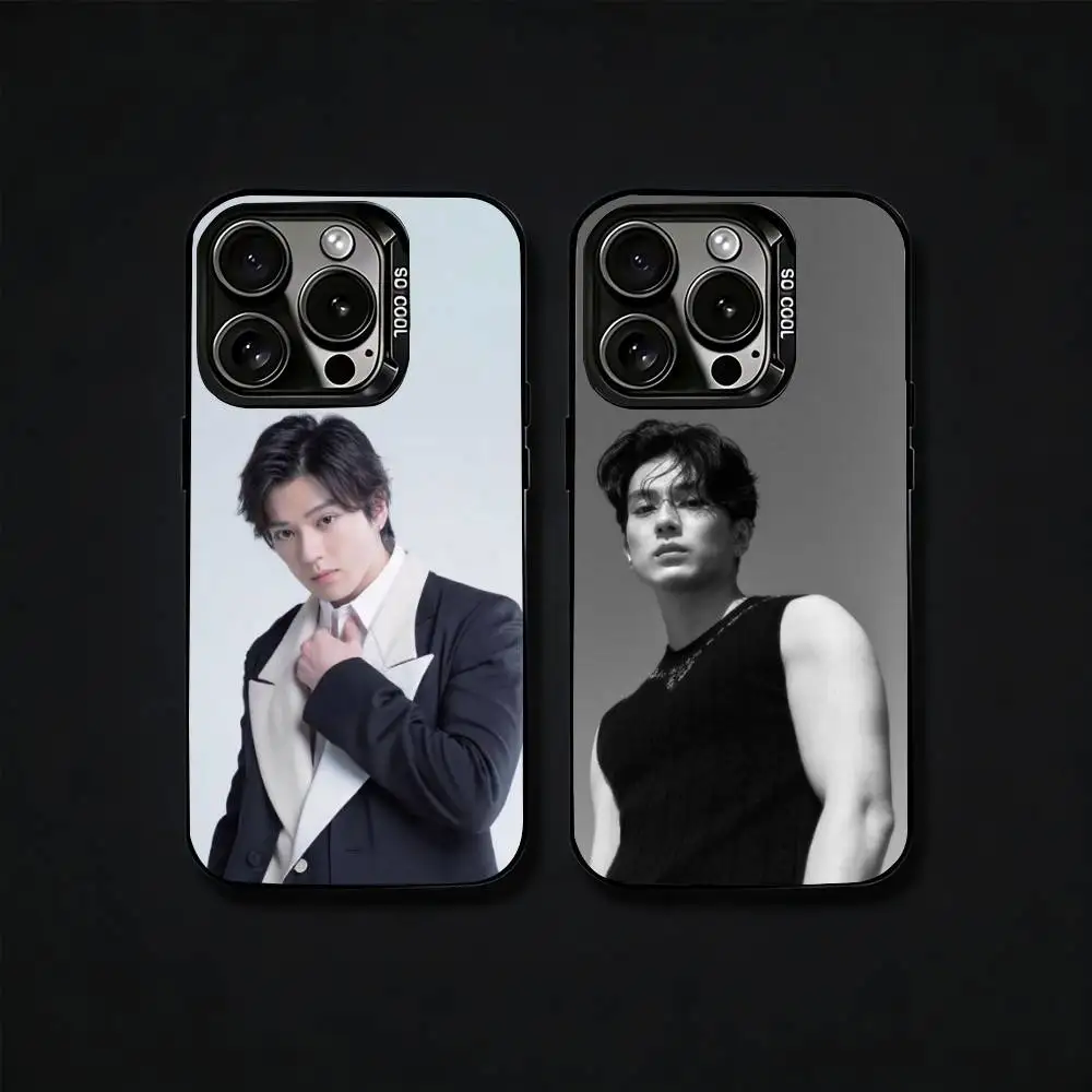 

M-Mackenyu Arata Phone Case For iPhone17, 16,15,14,13,12 Pro Max Black Candy Matte Shockproof Cover