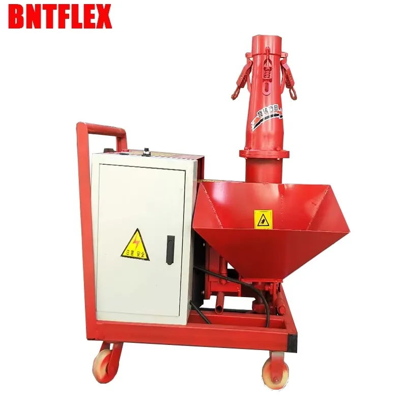 7 meters height Secondary structure feeder concrete pump small inclined construction column pump pouring machine mortar