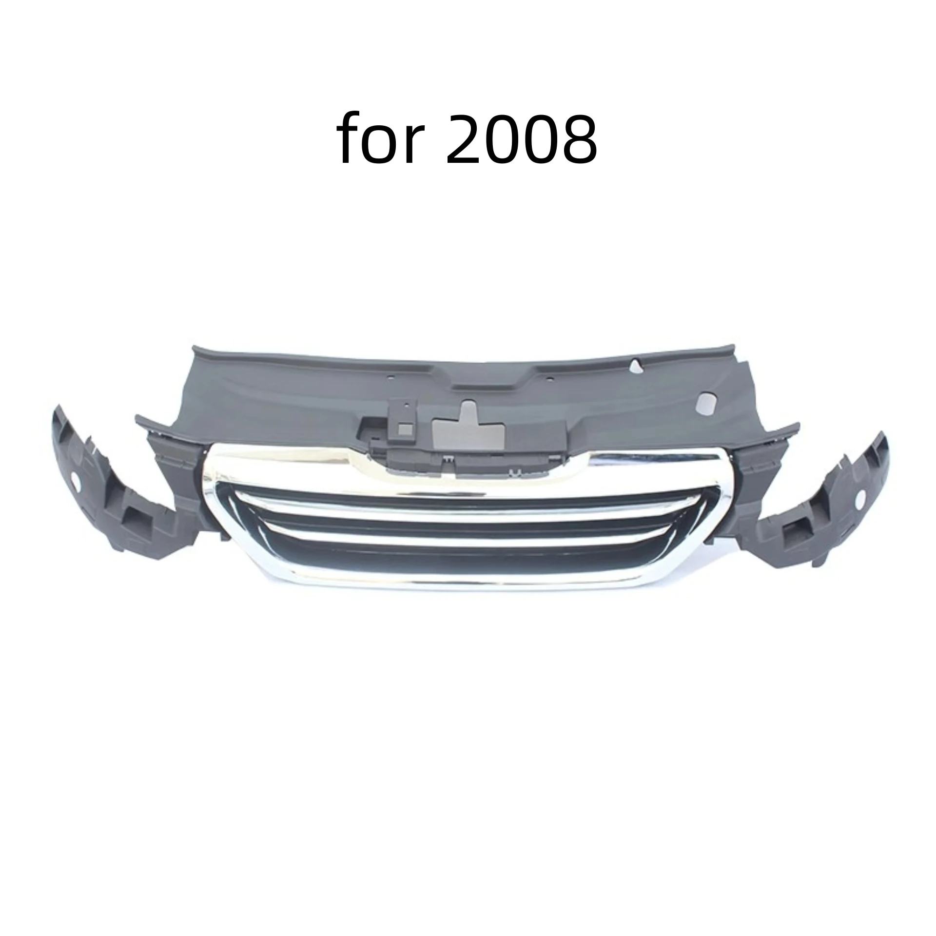 New Style Top Grille Bottom Radiator Grill for Peugeot 2008 3008 4008 Mask Bumper Net Car Accessories