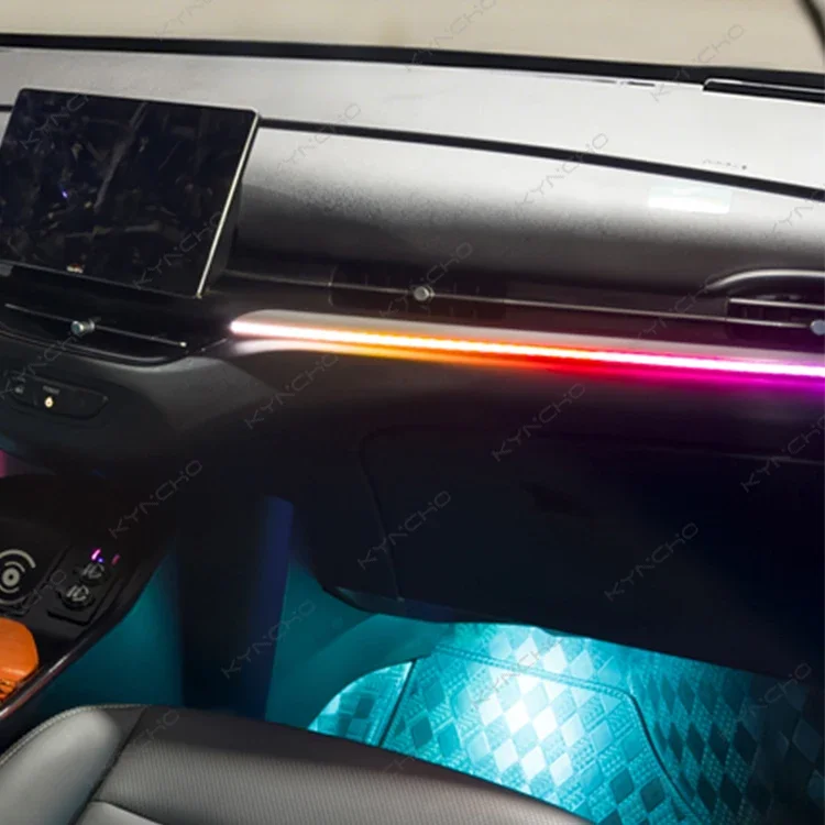 FOR VINFAST VF5 New Specific Intelligent Interior Car Ambient Light Neon Flowing LED Accessories Symphony for APP Control 12V