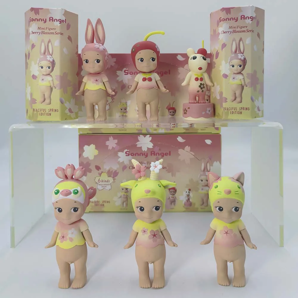 

Sonny Angel Blind Box Mini Figure Cherry Blossom Series Anime Figures Cute Dolls for Fans Children Christmas Gift
