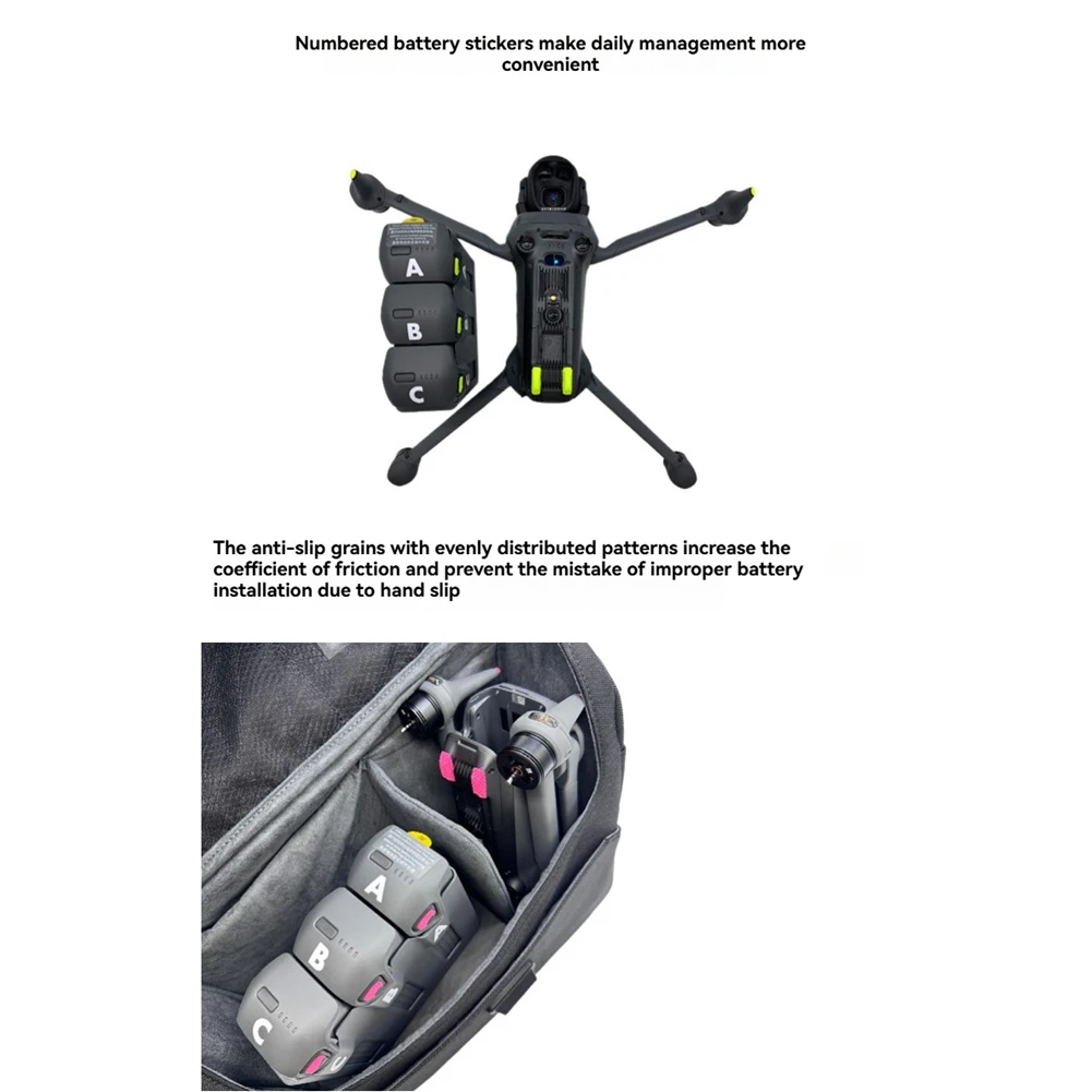 YSS-Protective Film For DJI 4 Pro Landing Gear Non-Slip Sticker Battery Number Decal For DJI 4 Pro Accessories A