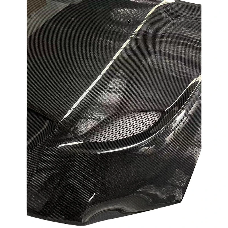 Best Choice High Efficiency Carbon Fiber Front Engine Hood Bonnet Kit for Full-Size Sedan Off-Road Lightweight Replacement