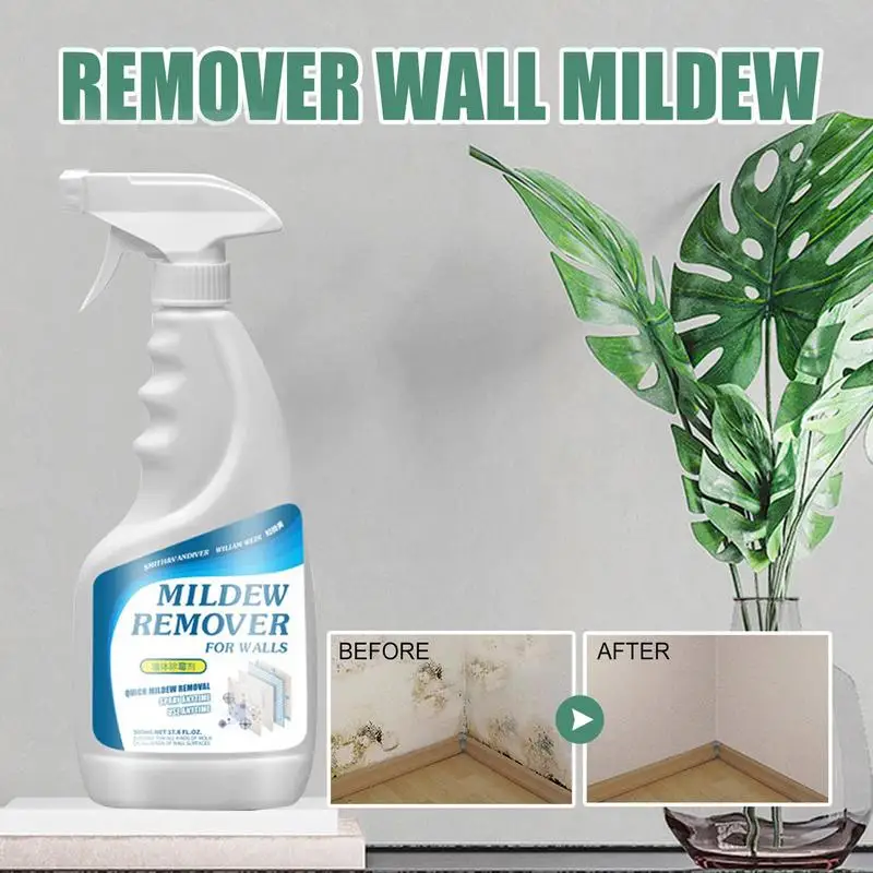 500ml Mould Cleaning Spray Wall Mold Remover Cleaning Spray Bathroom Kitchen Cleaning Effective Mildew Removal Spray Cleaner