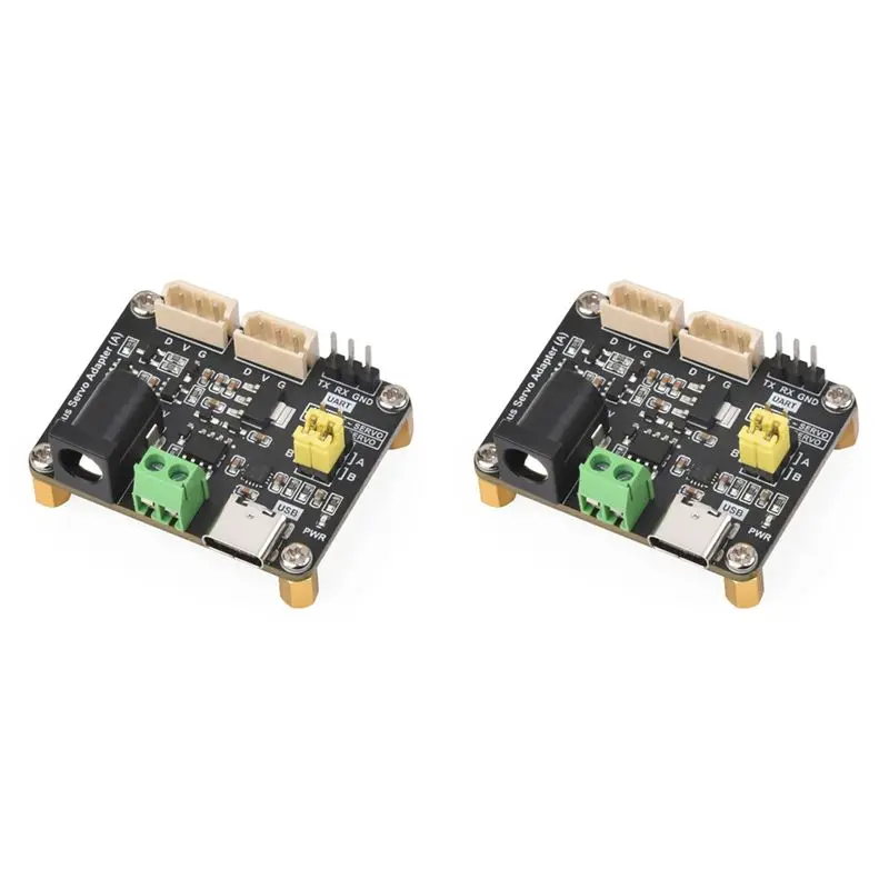 VEHO-2X Serial Bus Servo Driver Board Integrates Servo Power Supply And Servo Controller For Raspberry Pi/For Arduino/ESP32