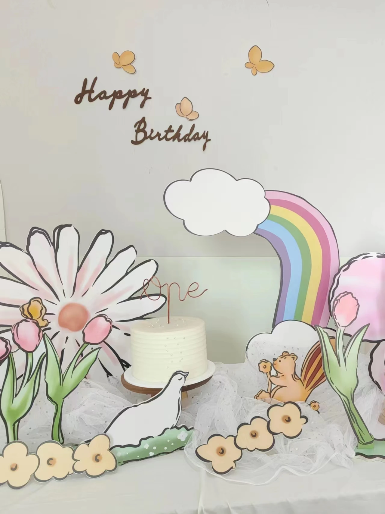 ديكور طاولة حفل عيد ميلاد طفل على الطراز الكوري، لوحة KT، دعامة صور، طاولة حلوى، ديكور لعرض الحلويات #2