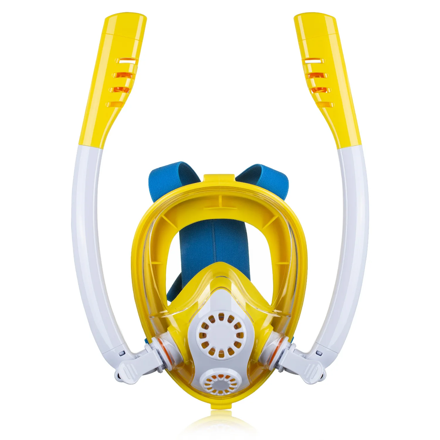 

Children'S Snorkeling Mask Double Tube Full Dry Pool Beach Swimming Silicone Diving Mask Water Swimming Diving Accessories