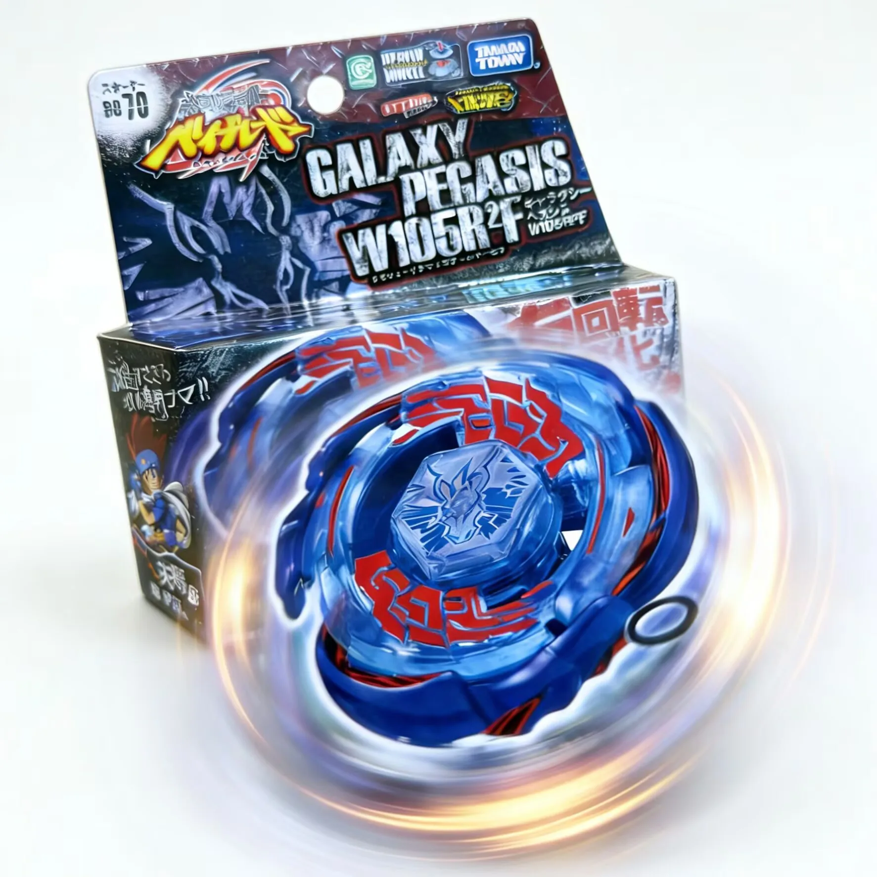 

Оригинальный вращающийся гироскоп TAKARA TOMY BB70 Galaxy Tianma W105R ² F, японская версия, в наличии.