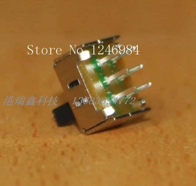 [SA]Small electronic switch toggle vertical sliding switch DC DC welding power switch board SS-22D02--200pcs/lot
