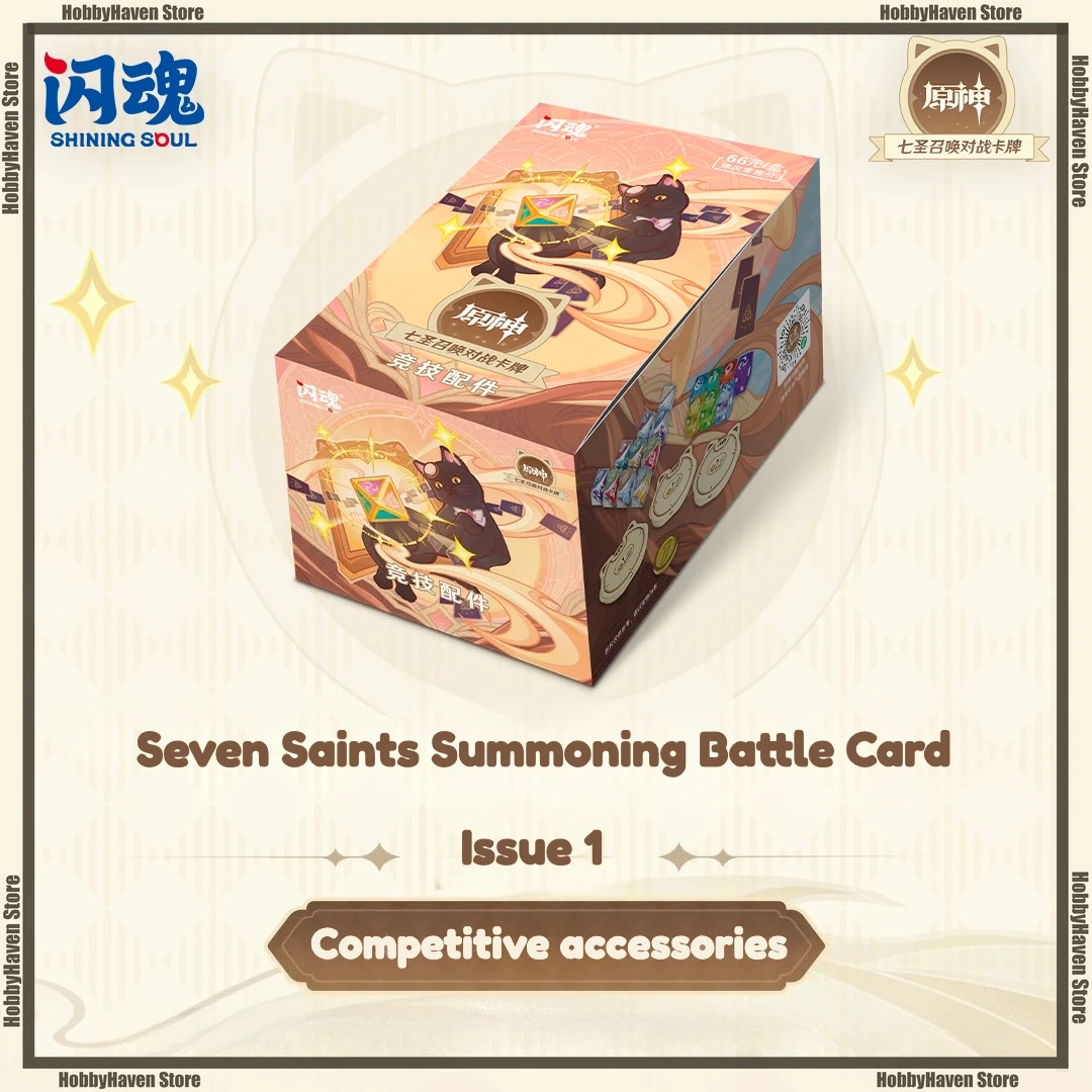 

В наличии Soul Flashing Genshin Impact Seven Saints Summoning Competition, аксессуары, коллекция карт, коллекция настольных игр, подарок