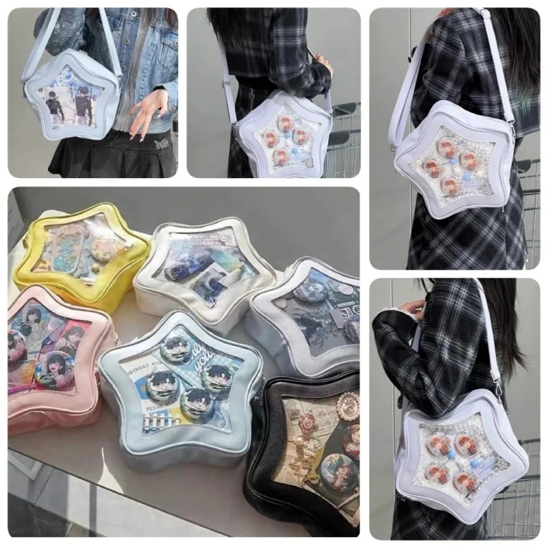 

Original Cute Kawaii Ita Bag Anime Five Pointed Star Two-dimensional Crossbody Bag Street Fashion Ulzzang Shoulder Bag