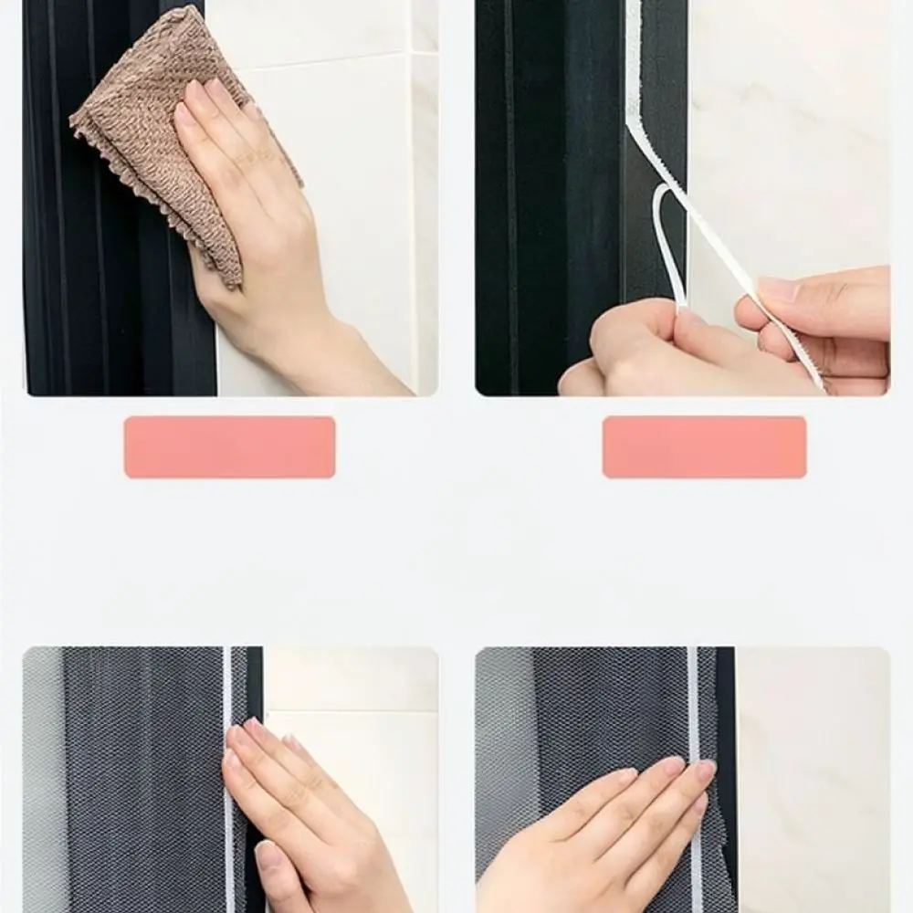 Adhesive Mosquito Net Window Screen DIY Invisible Proof Mesh Curtain Breathable Washable Insect Protector Home