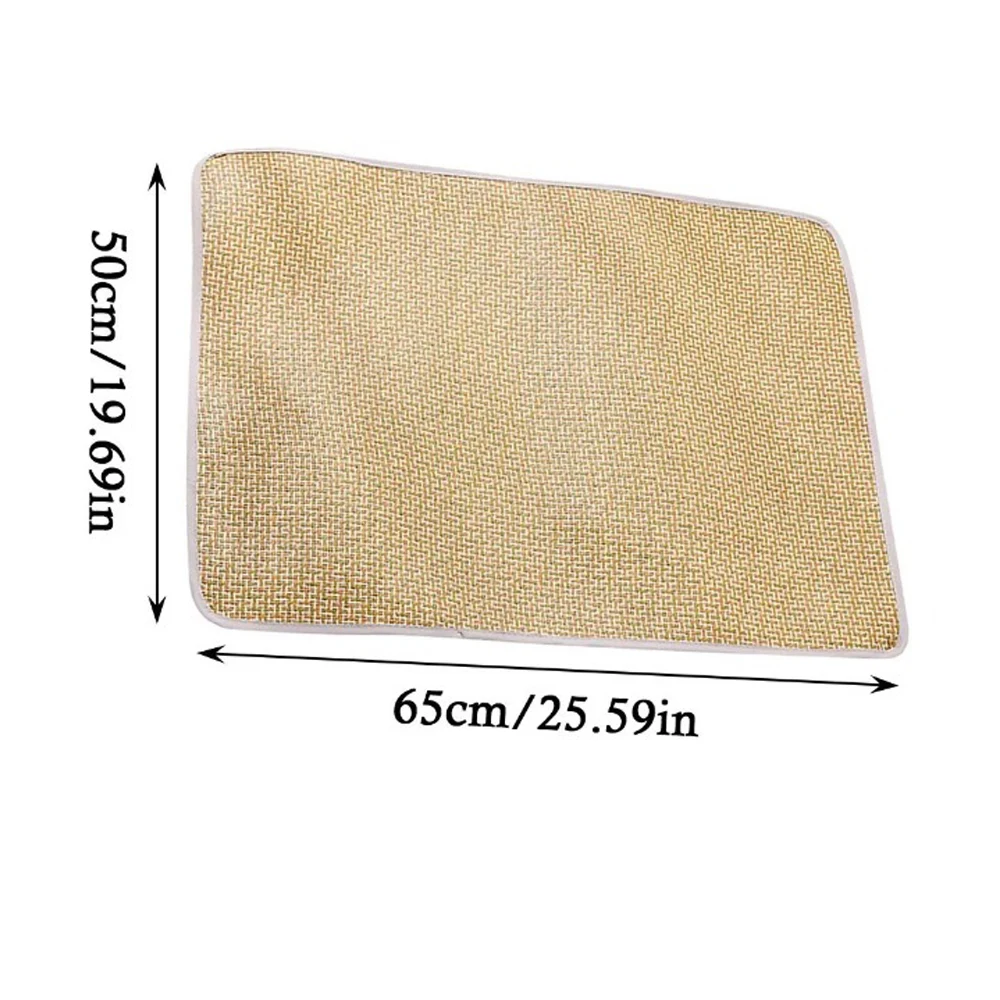 Летняя охлаждающая гелевая подушка для облегчения тепла для собак и кошек, нескользящий моющийся бамбуковый коврик для домашних животных, постельные принадлежности для дома и улицы