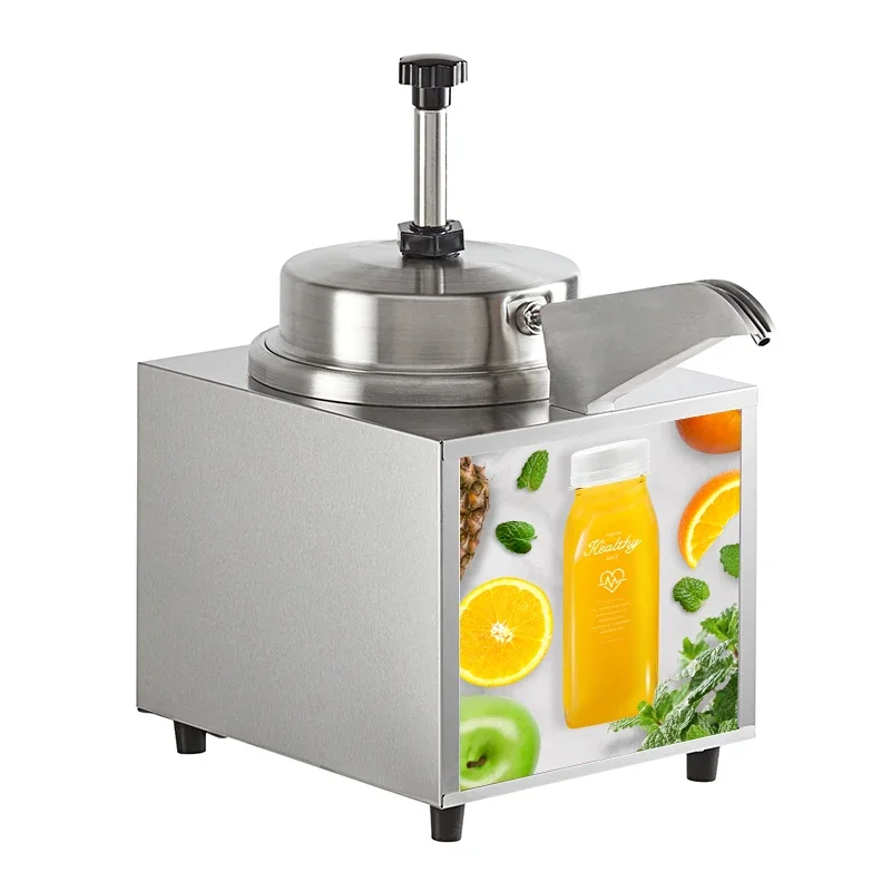 مضخة صلصة الجبن الكهربائية FZ-04B التدفئة الجبن ترموستات 4.4L الفركتوز ضغط الصحافة العزل برميل موزع