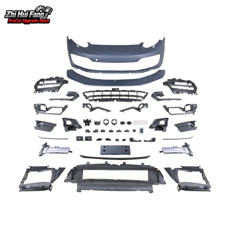 

Подходит для Panamera 970.2 2014-2016, старый для нового 971 GTS, передний бампер в сборе, включая дневные ходовые огни + фары