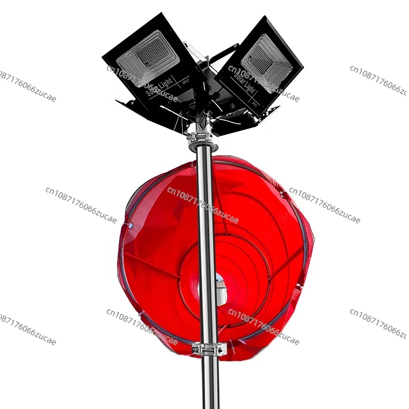 Outdoor Hanging Red Reflective Promotional Airport Polyester Windsock