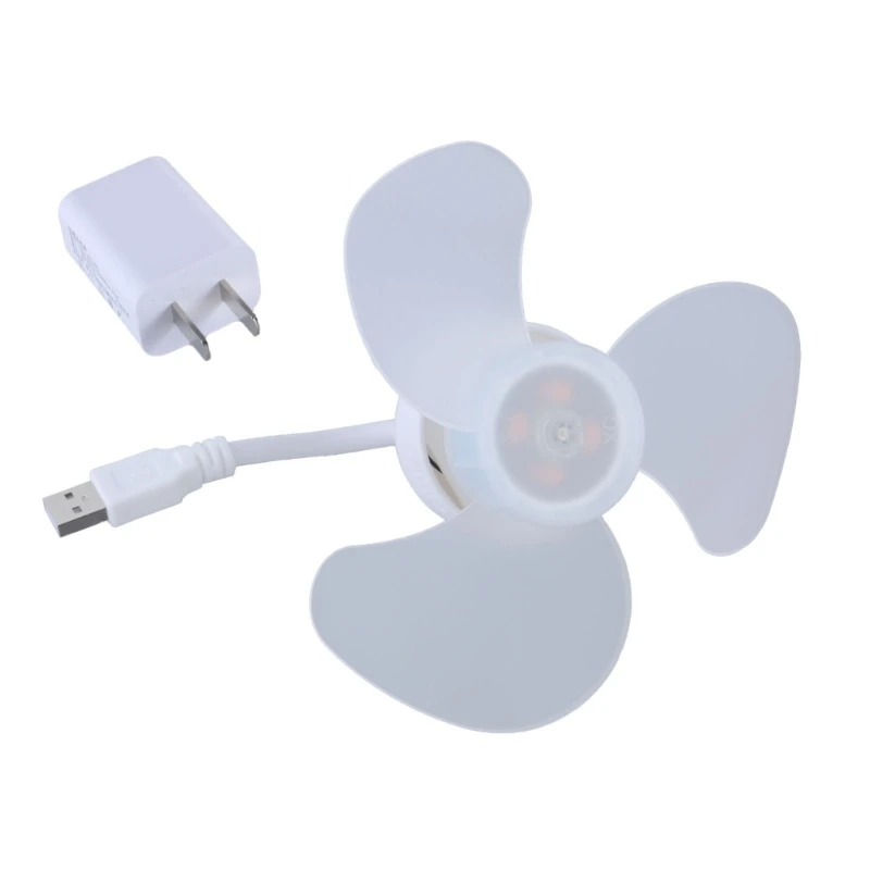 Portable USB Fan Quiet Travel Camping Fan for Any USB Power Source Fan Coolers