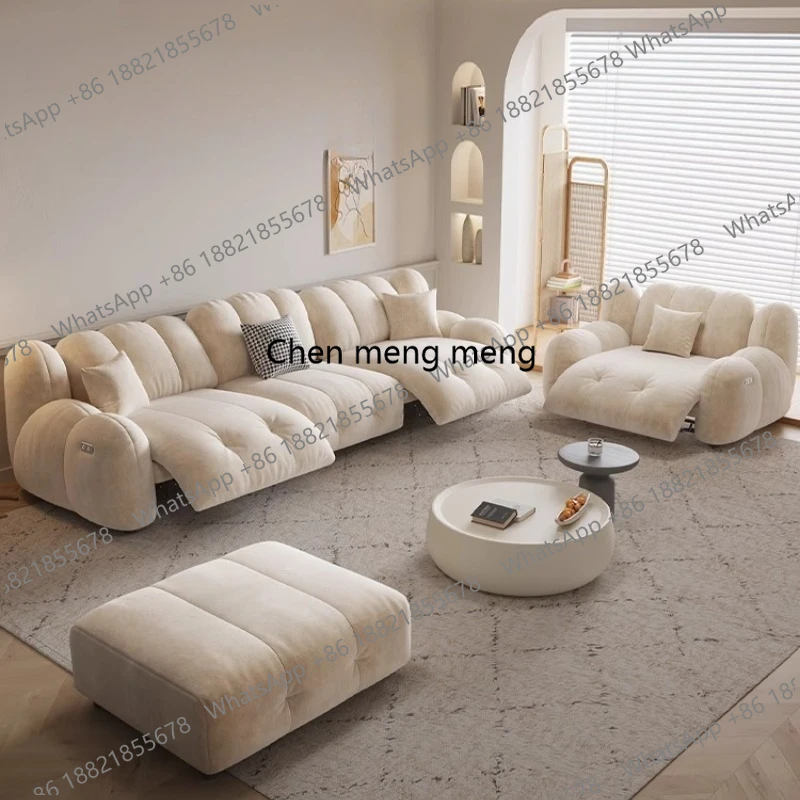 Cream Wind Electric Sofa Comfortable Adult Decor Unusual Romantic Luxury Sofas Decor Aesthetics Hallway Muebles Home Furniture