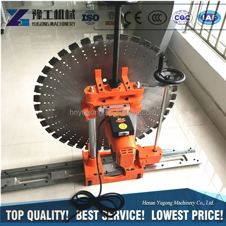 Concrete Wall Cutting Machine Rail Wall Saw Machine Concrete WallSaw Cutting Machine Cement Pillar Concrete Pile Cutting Machine