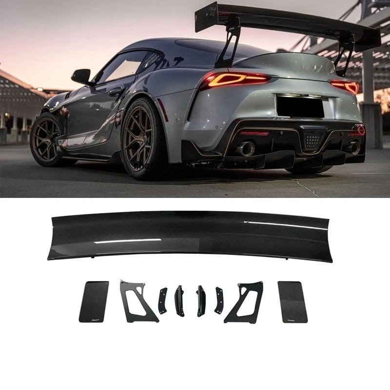 

Ver Style Dry Carbon Fiber Rear Trunk Wing for Gr Supra A90 A91 Mk5 Tail Wing Rear Spoiler Lip Wings