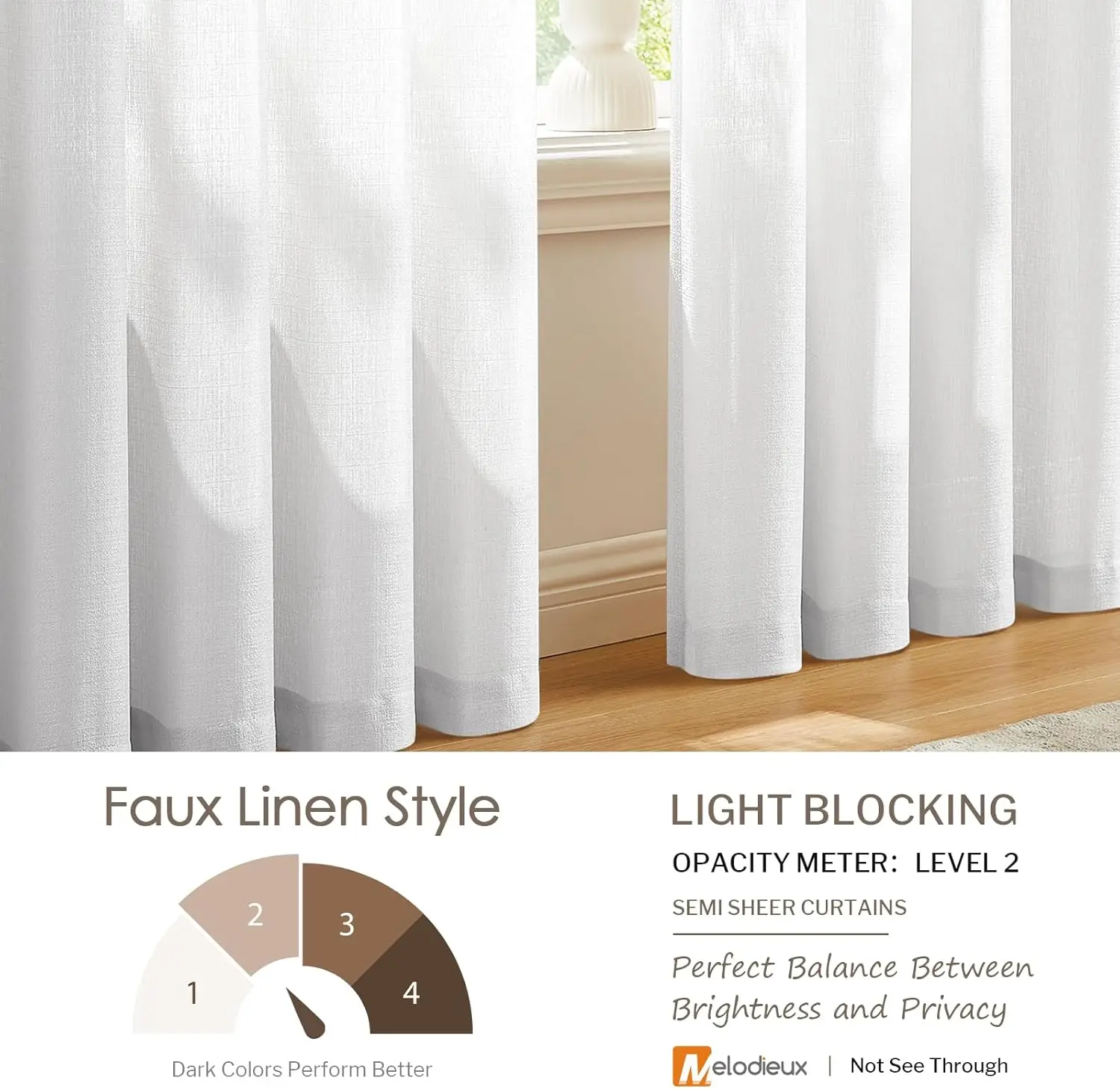 310cm Height Custom Made Sheer Curtain Faux Linen Curtain Window Living Room Tulle Curtain Finished Curtain