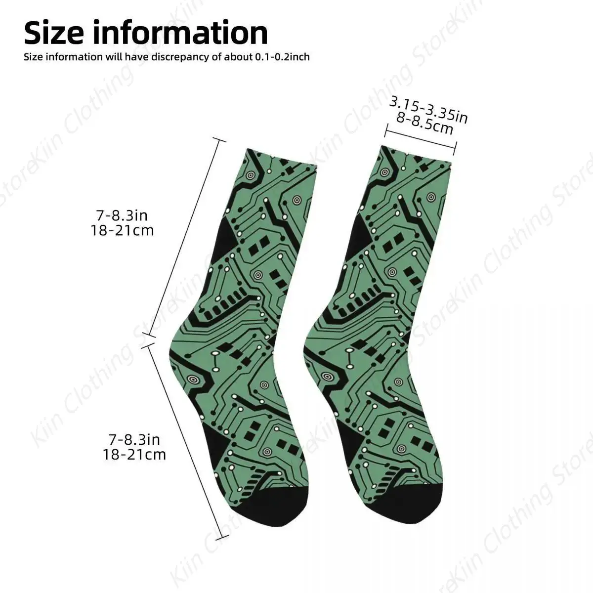 Printed Circuit Board - Color Socks Harajuku Super Soft Stockings All Season Long Socks Accessories for Unisex Gifts